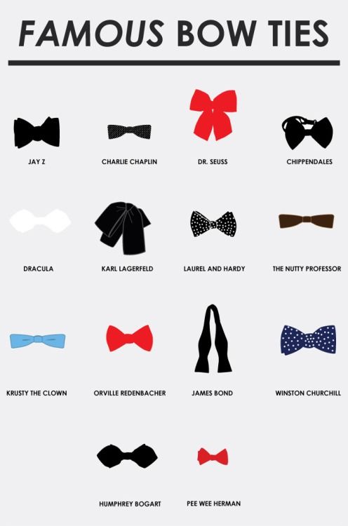 bow tie #infographic Tarot Fashion, Different Types Of Ties, Tie A Bow Tie, Types Of Ties, Fashion Infographic, Types Of Bows, Dapper Outfit, Mens Neckwear, Character Prompts