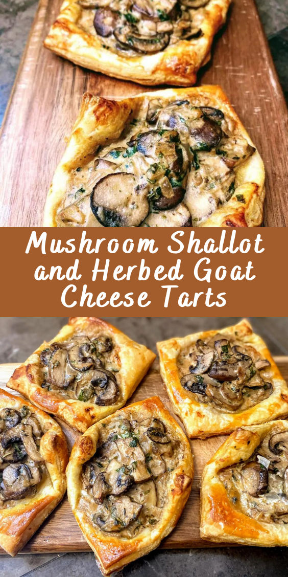 Ingredients
Produce
• 3 Garlic cloves
• 8 oz Mushrooms any kind will do
• 1/4 tsp Of sage
• 1/3 cup Parsley, leaves
• 1 Shallot shallot
Refrigerated
• 1 Egg
Canned Goods
• 1/4 cup White wine can sub with chicken broth
Oils & Vinegars
• 2 tbsp Olive oil
Bread & Baked Goods
• 10 4-inch puff pastry sheet squares
Dairy
• 4 oz Goat cheese
• 1/4 cup Parmesan Mushroom Shallot, Goat Cheese Tarts, Herbed Goat Cheese, Goat Cheese Tart, Fancy Appetizers, Star Crochet, Cheese Tarts, Savory Appetizer, Recipes Appetizers And Snacks