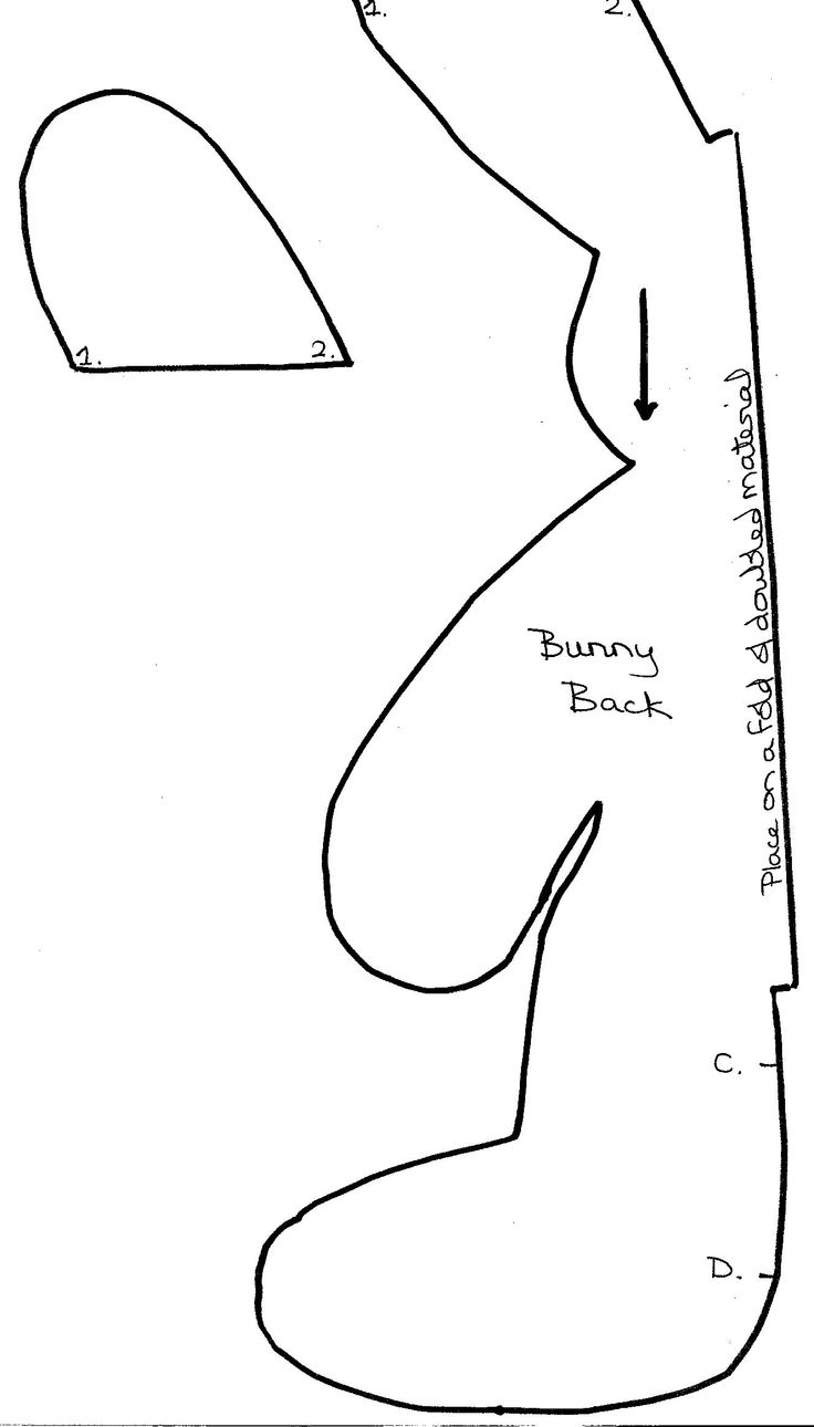 a drawing of the shape of a person's head and neck, with arrows pointing up