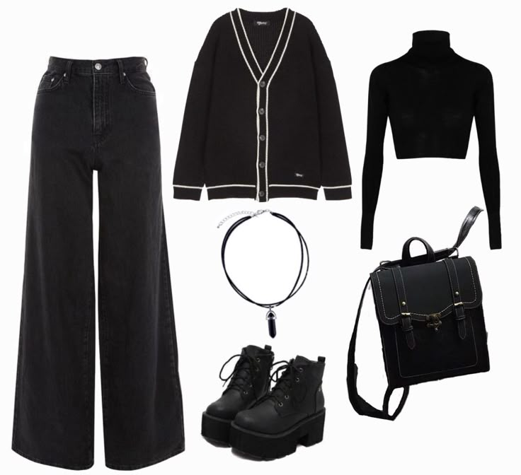 Wednesday Fits, Wednesday Addams Aesthetic, Addams Aesthetic, Law School Outfit, Wednesday Outfit, Goth Vibes, Goth Chic, Casual Grunge, Goth Subculture