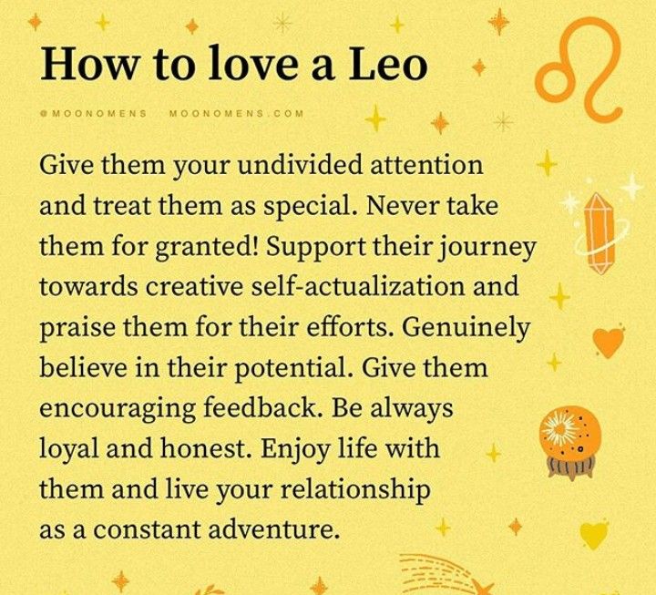 a poem written by someone about how to love a leo zodiac sign, and what they mean