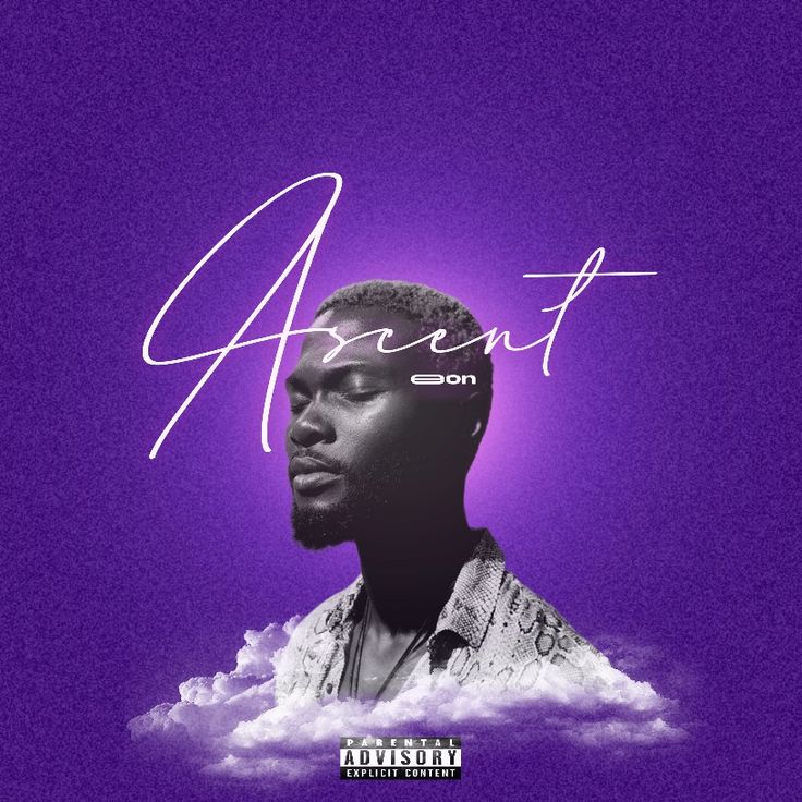 the album cover for arent, featuring an image of a man with clouds in front of