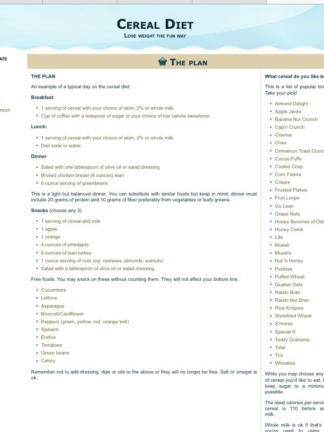 Cereal diet sample menu Cereal Diet Plan, Optavia Berry Cereal Hack, Cereal Diet, Salmon Nutrition Facts, Coffee Apple, Eating Cereal, Homemade Cereal, Sample Menu, Sugar Apples