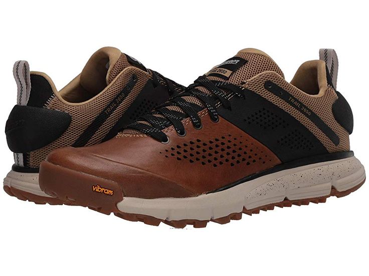 Rugged Outdoor Walking Shoes With Ortholite Insole, Functional Brown Running Shoes With Round Toe, Breathable Leather Lace-up Trail Running Shoes, Sporty Brown Running Shoes For Walking, Brown Leather Breathable Running Shoes, Breathable Leather Running Shoes In Brown, Leather Low-top Sneakers For Outdoor Work, Brown Leather Running Shoes With Breathable Material, Brown Low-top Running Shoes For Outdoor