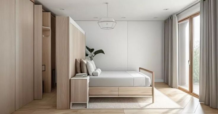 Storage Behind Bed, Behind Bed Storage, Design A Bedroom, Clever Storage, Main Bedroom, Interior Ideas, Bedroom Storage, Extra Storage, House Inspo