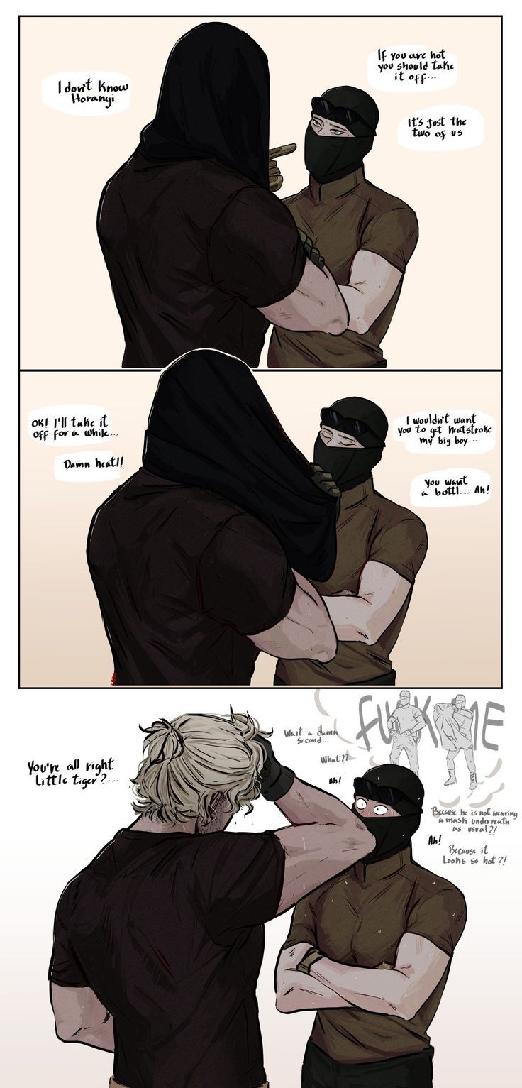 two comics showing the same person hugging each other, one is wearing a black hoodie and