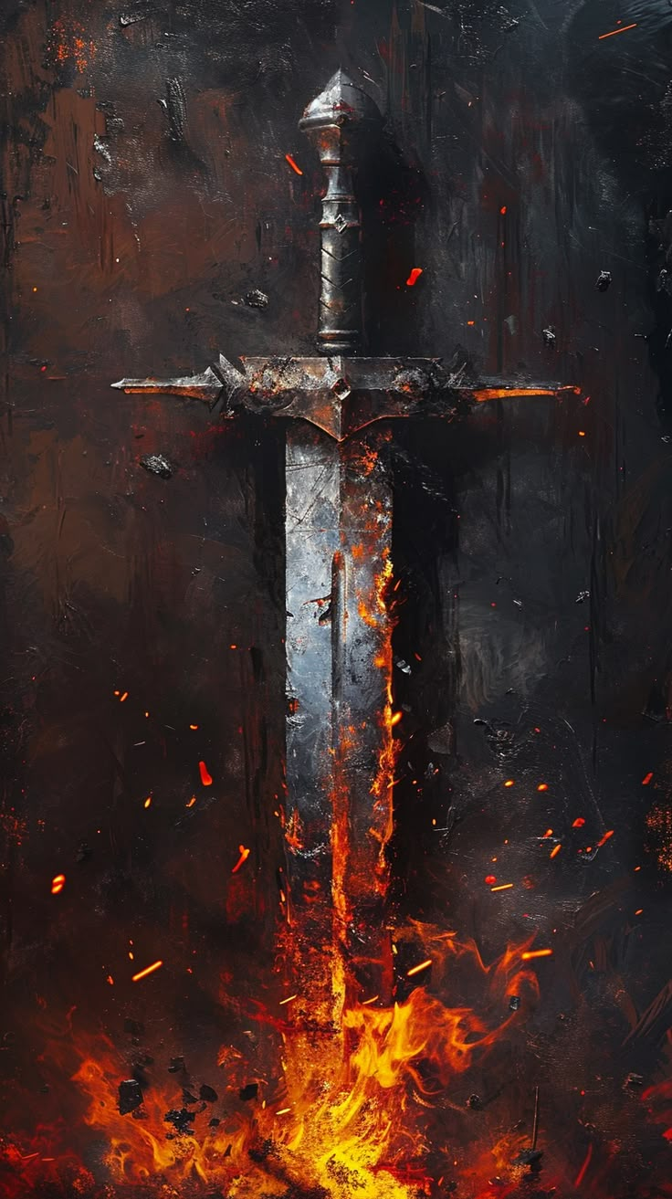 Follow for more!! History Art Aesthetic, Fire Fantasy Aesthetic, Arrows Aesthetic, Hell Concept Art, Prophetic Art, New Background Images, Shed Light, Art Gallery Wallpaper, Biblical Art