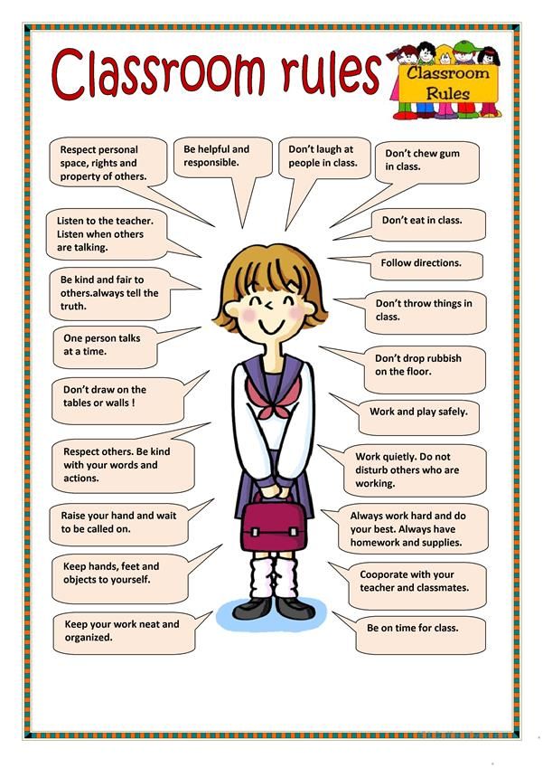 Image Struktur Teks, Rules Poster, Classroom Rules Poster, Learning English For Kids, Conversational English, School Rules, English Vocab, Kids English, English Classroom