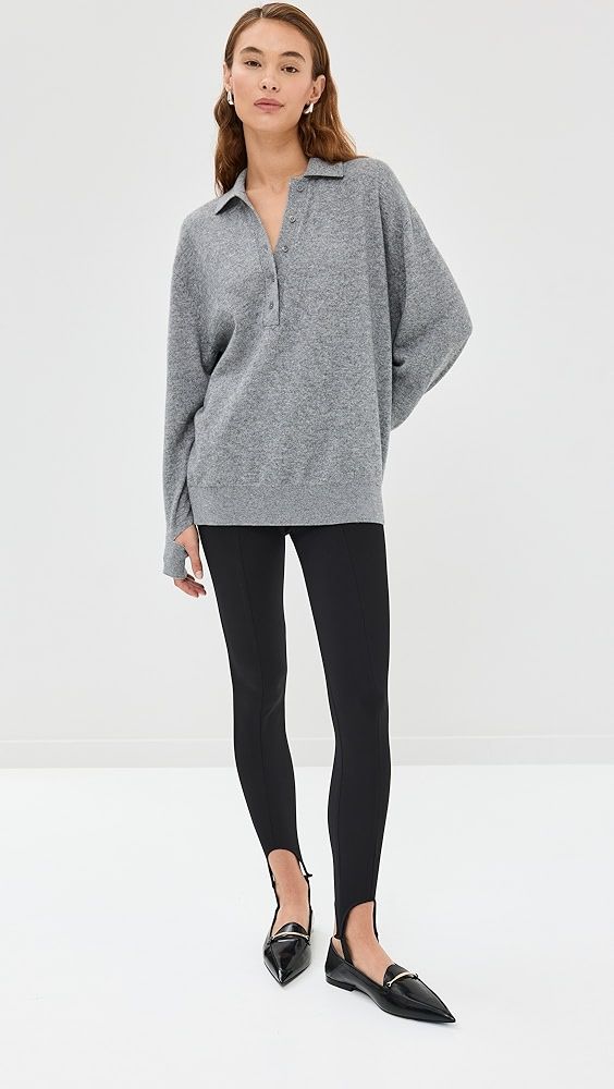 Shopbop - Designer Clothing, Shoes & Accessories Stretch Half-zip Activewear With Ribbed Cuffs, Stirrup Leggings, Stretch Leggings, Stirrups, Black Leggings, Fabric Weights, Designer Clothing, Top Brands, New Arrivals