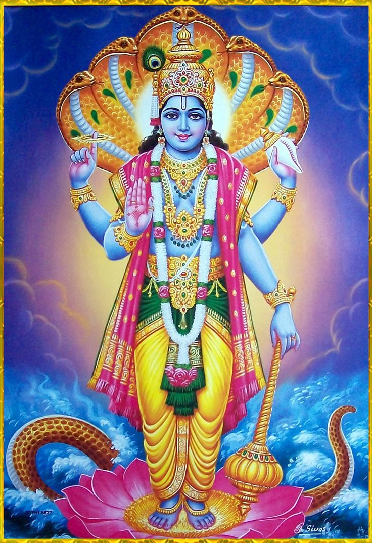 the hindu god in his avatar