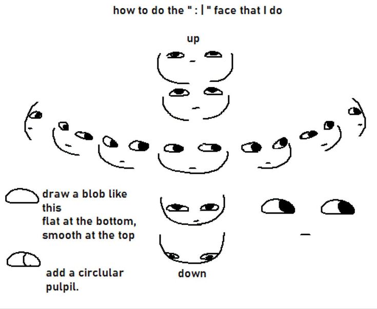 the instructions for how to draw cartoon faces