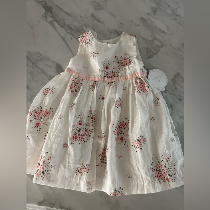 Nwt Edgehill Collection Girl’s Floral Dress Baby/Toddler Smoke Free, Pet Free Home. Nwt. Adorable Size 18month Girls’ Dress. Girls Floral Dress, Girls Dress, Kids' Dresses, Baby Dress, Dress Collection, Floral Dress, Baby Toddler, Pink White, Casual Dresses