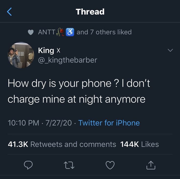 the tweet is being shared on twitter to someone who wants to use their phone