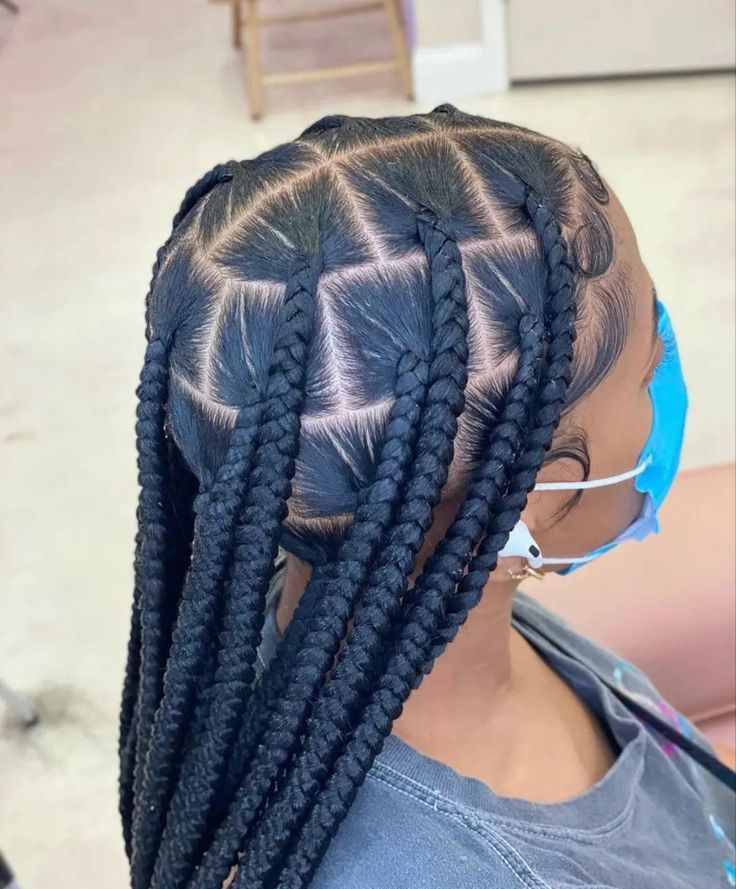 Large Knotless Braids, Large Knotless, Quick Braids, Braiding Styles, Big Braids, Big Box Braids Hairstyles, Single Braids, Box Braids Hairstyles For Black Women, Braided Cornrow Hairstyles