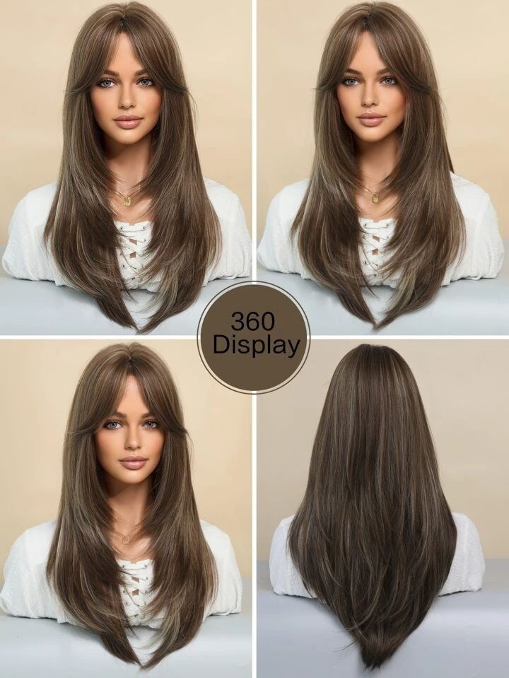 Haircuts For Long Hair Straight, Olivia Hair, Awesome Hairstyles, Haircuts For Long Hair With Layers, Medium Haircuts, Brown Hair Looks, Hair Inspiration Long, Layered Haircuts For Medium Hair, Bangs With Medium Hair