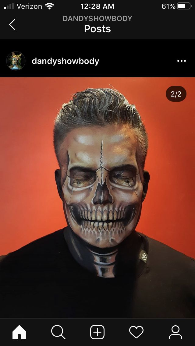 Skull Face Makeup Halloween, Skull Make Up Male, Skeleton Makeup Realistic, Skull Face Makeup Men Easy, Simple Skeleton Makeup Men, Day Of The Dead Makeup For Men, Make Up Catrin, Mens Skull Makeup, Men Skull Makeup