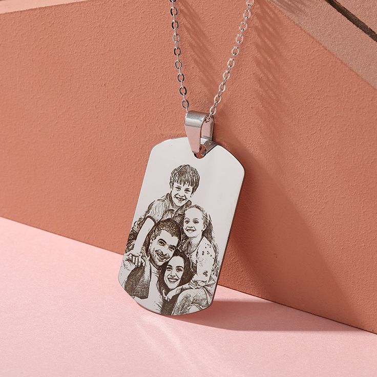 Personalized Photo Pendant is the perfect way to keep your great memories close to the soul. This necklace will never tarnish.The perfect,fun,and unique gift for any occasion! Chain Type: O-chainMaterial: Titanium Steel Square Photo, Picture Necklace, Photo Necklace, Photo Pendant, Photo Engraving, Jewelry Picture, Go For It, Necklace Online, Engraved Necklace