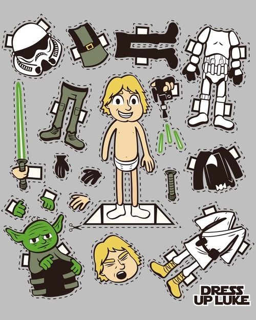 star wars stickers are shown on a gray background, including an image of the character and