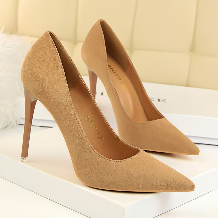 Size: 39, Color: Khaki Suede High Heels, High Heels Shoes, Office Shoes, Suede Fashion, Super High Heels, Shoe Covers, Fashion High Heels, Party Shoes, Womens High Heels