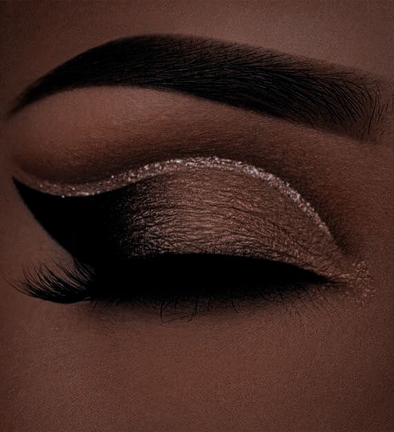 Ball Glam Makeup, Birthday Full Glam Makeup, Mascarade Party Makeup, Prom Makeup For Rose Gold Dress, Grad Photo Makeup Senior Pics, Smokey Cut Crease Eye Makeup, Prom Makeup Orange, Black Dress Makeup Ideas Brown Eyes, Makeup For Black Dress Formal Brown Eyes