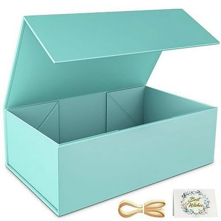 an open box with scissors in it on a white background next to a pair of scissors