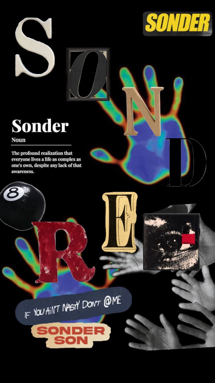 an advertisement for sonder's new album