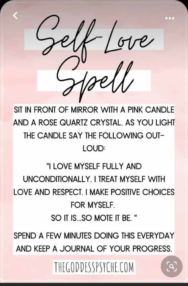 Self Care Spells, Spells For School, Wiccan Beginner, Aphrodite Magic, Simple Spells For Beginners, Lazy Witch, Self Love Spell, Simple Spells, Beauty Spells