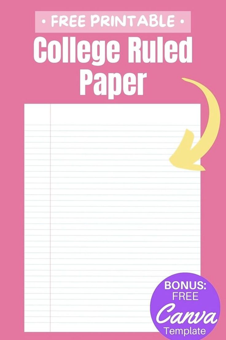 a pink background with the words college rules paper and an image of a banana on it