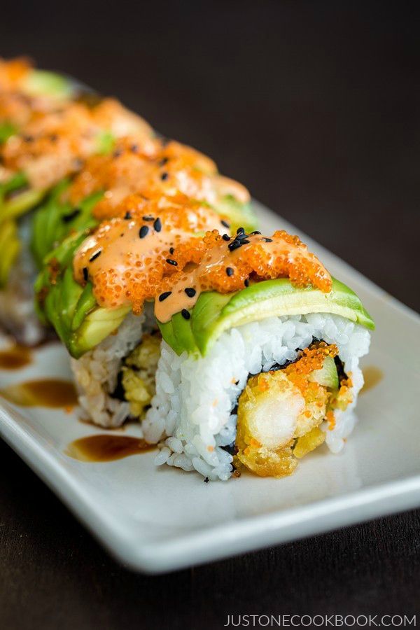 the dragon roll just one cookbook