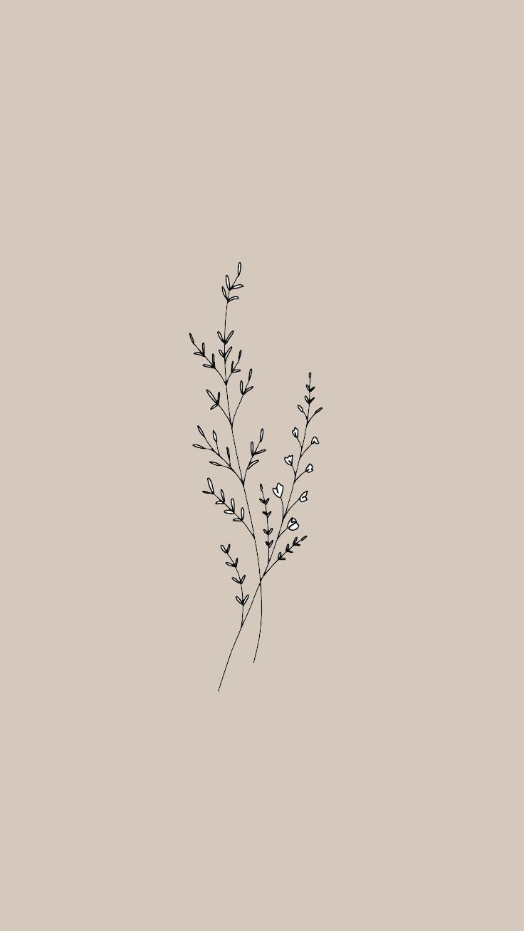 a black and white drawing of a plant on a light gray background with the words,