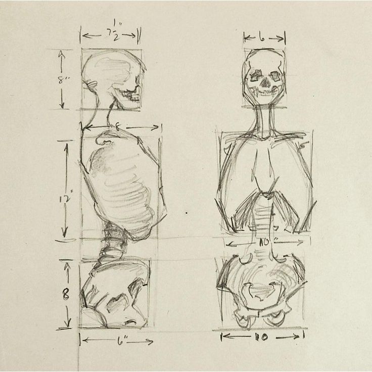 the drawing shows how to draw human bodies in three different ways, including one with arms and legs