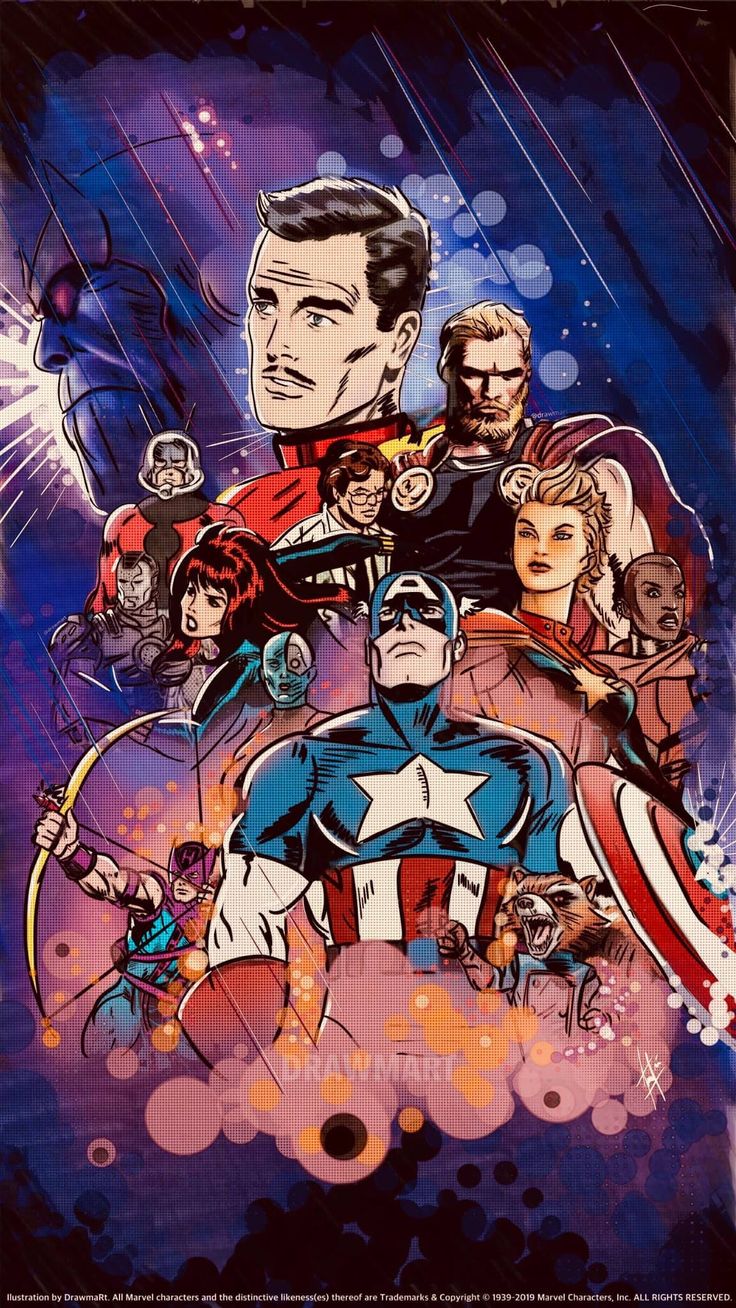 an image of the avengers movie poster