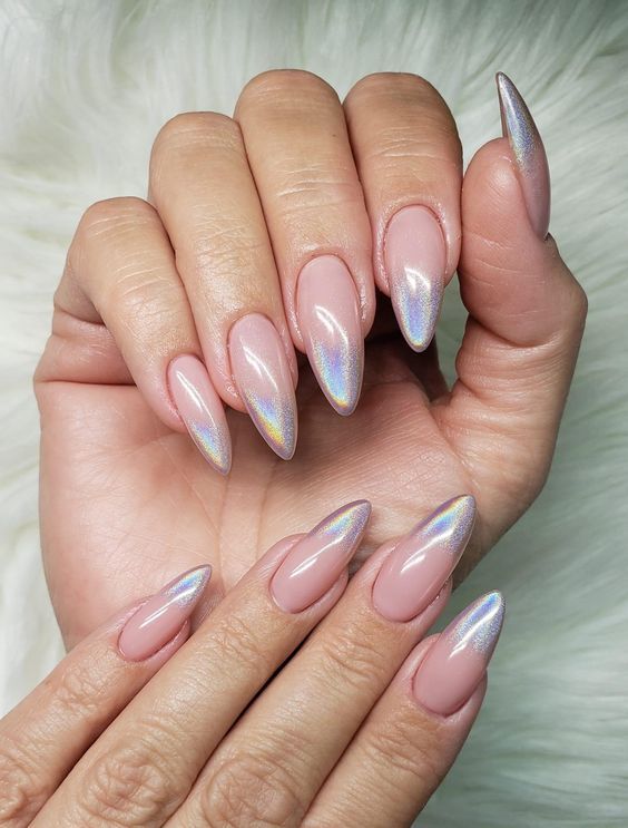 Spring Nails Ombre 2024: Trendy Shades & Designs to Refresh Your Look Colorful Ombre Nails, Spring Colors For Nails, Colors For Nails, Ombre Chrome Nails, Baby Boomers Nails, Trendy Shades, Holo Nails, Queen Nails, Nails Ombre