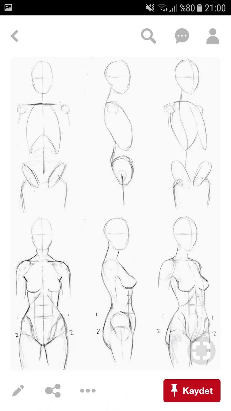 an app showing how to draw female bodies