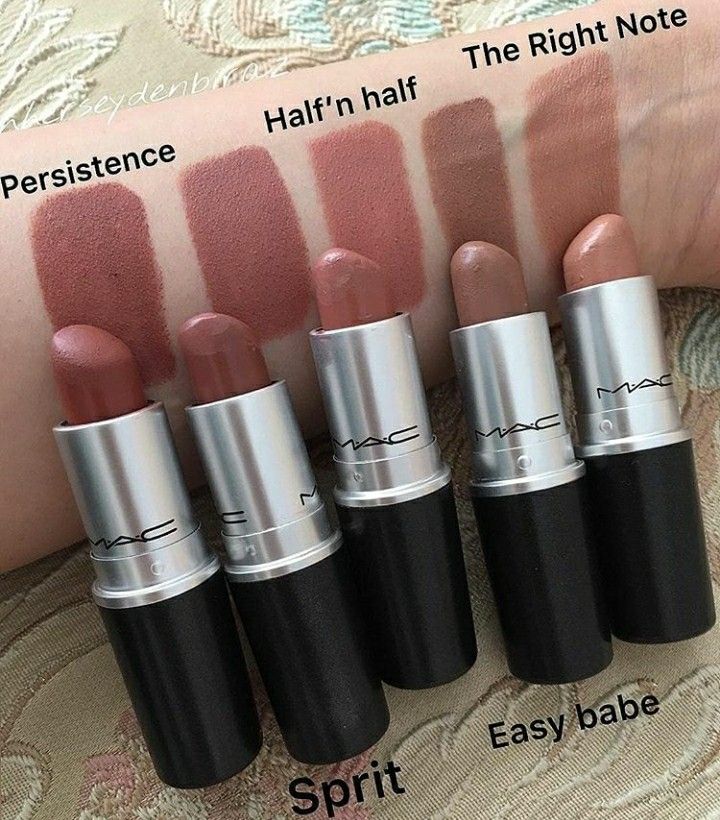 Mac Mauve Lipstick Shades, Make Up Wishlist, Mac Cosmetics Aesthetic, Mac Spirit Lipstick, Fresh Makeup Tutorial, Make Up Photo, Mac Lipstick Swatches, Mac Lipstick Shades, Lipstick Brush