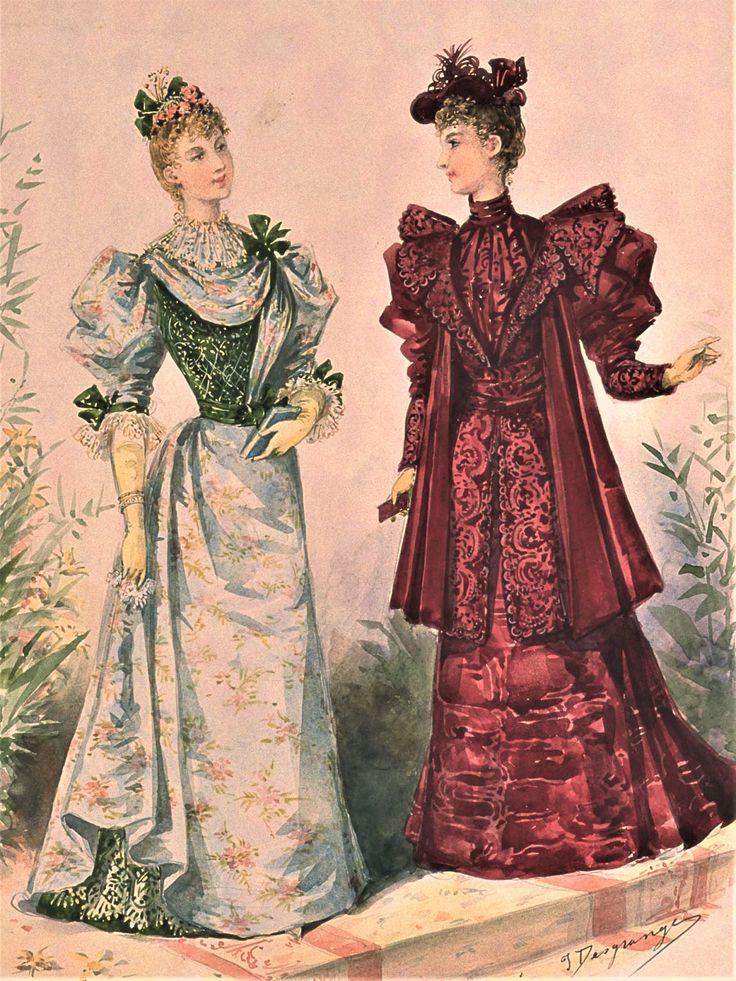 1891 Fashion, Bella Epoque, 1890 Fashion, Gilded Age Fashion, 1899 Fashion, Victorian Era Fashion, 1880s Fashion, Decades Of Fashion, 1890s Fashion