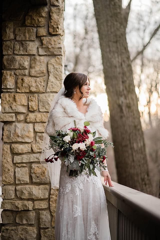 Winter bridal bouquet, burgundy and navy, winter fur shawl, winter wedding shawl, long sleeve wedding dress, rustic winter wedding Winter Wedding Dress Coverups Fur, Winter Shawl Wedding, Long Sleeve Wedding Dress With Fur Shawl, Boho Wedding Dress Winter, Wedding Dress With Shawl Winter, Winter Wedding Dress With Fur Shawl, Winter Wedding Dress Fur Shawl, Bride With Fur Shawl, Winter Wedding Dress With Shawl