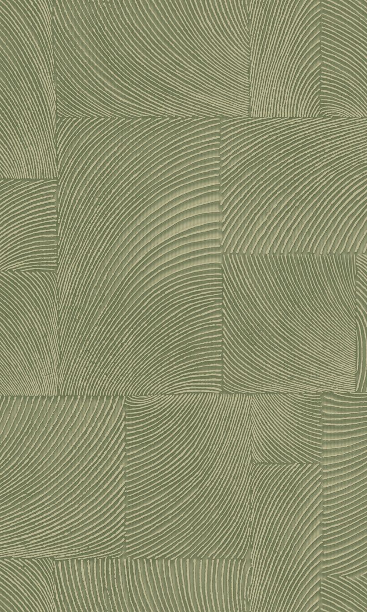 a green wallpaper with wavy lines on the bottom and sides, as well as an area for text