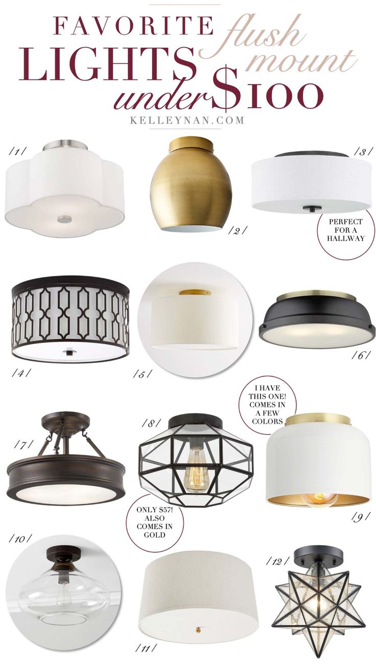 the top 10 favorite light fixtures for under $ 100, including lamps and chandeliers