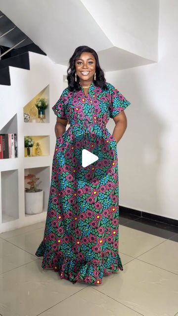 ANKARABAE by Presh Talker on Instagram: "We have come a long way… The Sisi Eko Flare pro dress 💯💕💐

Price: 32,500
Adire: 34,500

Available in all sizes and ships worldwide,

Please send a DM or WhatsApp message via link in bio to order.

#ankarabaebypreshtalker #ankara #adire #dress #styles #Godsbusiness" Adire Dress Styles, Ankara Flare Dress Styles, Ankara Kaftan Styles For Women, Adire Boubou Styles For Women, Long Ankara Dress Styles, Long Ankara Dress, Ankara Flare Dress, Ankara Kaftan Styles, Ankara Long Dress