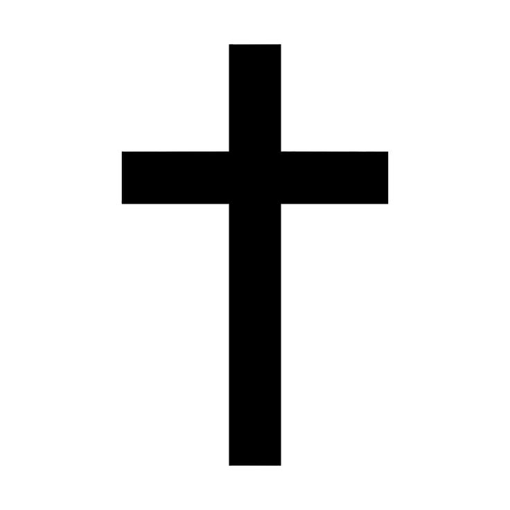 a black and white photo of a cross