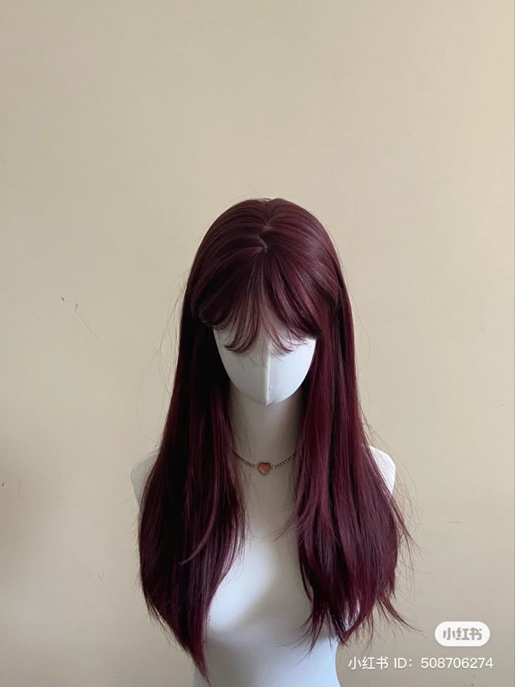 Pretty Hair Cuts, Red Hair Inspo, Wine Hair, Hair Inspiration Long, Dyed Hair Inspiration, Hairstyles For Layered Hair, Pretty Hair Color, Hair Stylies, Haircuts Straight Hair