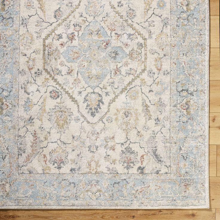 The Blue Himalayan Dream Indoor Medallion Collection presents traditional-inspired designs embodying timeless elegance, comfort, and sophistication. Powered with STAINMASTER, this stain resistant 8x10 rug features high-durability construction that can be hose washed for easy cleaning, plus its backed by a 3-year stain resistance limited warranty - making it perfect for active households. allen + roth with STAINMASTER Blue Himalayan Dream 8 X 10 (ft) Blue Indoor Medallion Oriental Area Rug | 670951 Traditional Rugs Blue, Country French Blue Cream Gray Area Rug, Powder Blue Rug, Nuloom Vintage Harriet Medallion Fringe Area Rug, Light Blue Oushak Rug, Allen Roth, 6x9 Rugs, Baige And Blue 11 X 12 Rug, Cream Rug