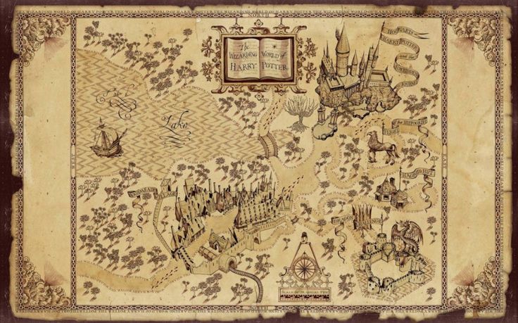 a cross stitch map with many different things on it