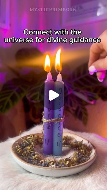 Purple Candle Spells, Purple Candle Magic, Guidance Spell, Blue Candle Magic, Wicca Recipes, Candle Magic Spells, Pretty Puppy, Free Tarot Cards, Easy Love Spells