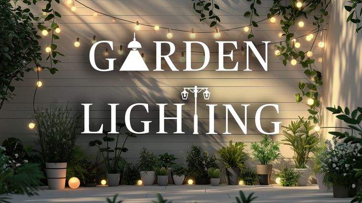 Home, Garden Lighting and Gardening