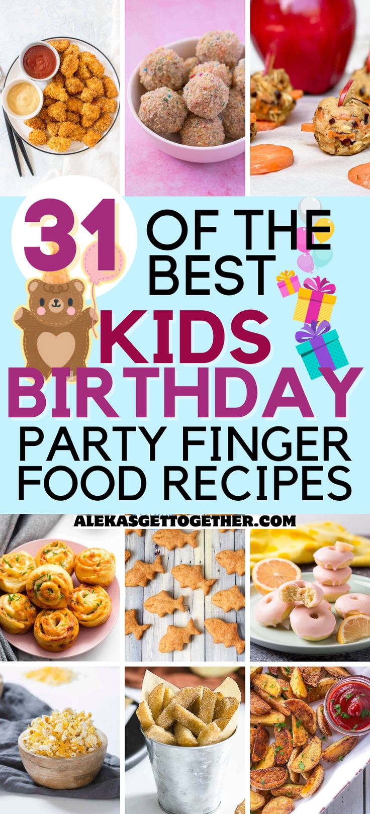 the best kids'birthday party finger food recipes