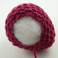 a ball of yarn sitting on top of a table