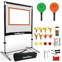 an image of a projector screen and accessories