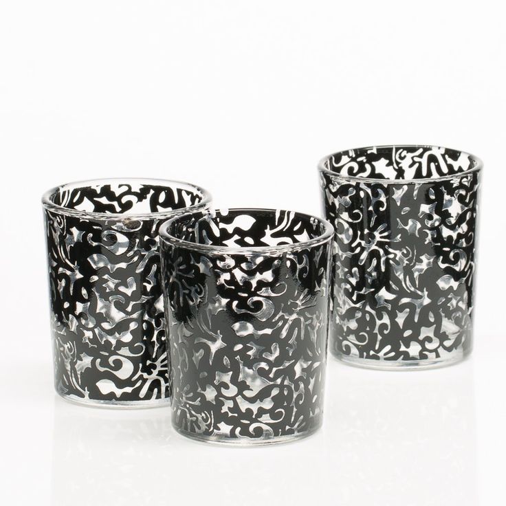 PRICES MAY VARY. (12) Richland Black Lace Votive Holders This simple clear glass votive holder with added black lace pattern decal will add instant sophistication to any setting. Fits Perfectly With Richland Votive or Tealight Candles (not included) Dimensions: 1.75"(W-Base) x 2.125"(W-Top) x 2.375"(H) Perfect for Home, Weddings, Churches, Restaurants, and Events Amp up the intrigue to your design with our black lace pattern votive holder! This simple clear glass votive holder with added black l Gold Votive Candle Holders, Gold Votive Candles, Bouquet Succulent, Glass Tealight Candle Holders, Glass Votive Candle Holders, Glass Votive Holders, Wedding Event Decor, Glass Centerpieces, Selling Candles